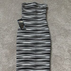 New strapless dress stretch XS